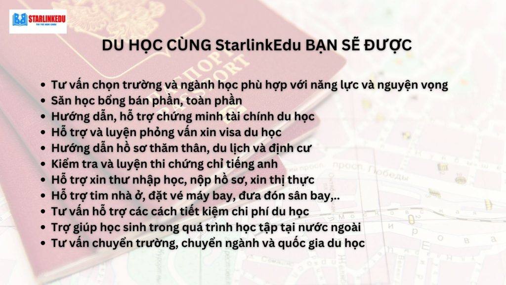 DU HỌC CÙNG StarlinkEdu BẠN SẼ ĐƯỢC